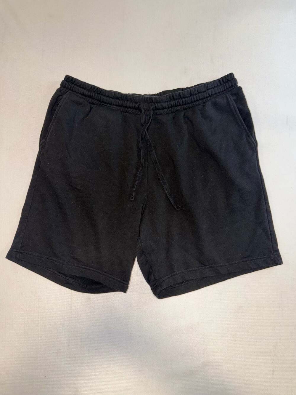 H&M Regular Fit Black Sweat Shorts Size L